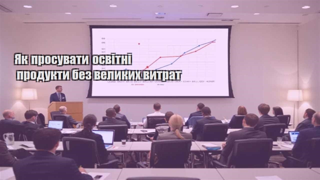 Детальніше про статтю Як просувати освітні продукти без великих витрат