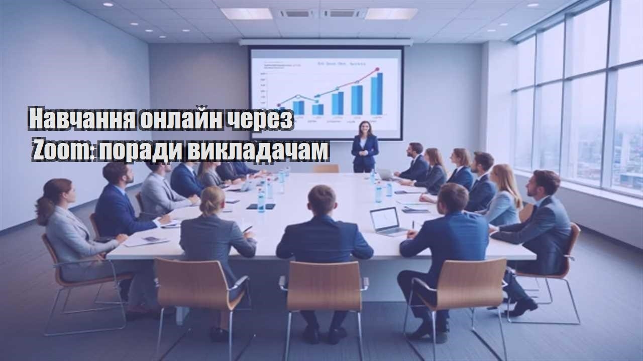 Детальніше про статтю Навчання онлайн через Zoom: поради викладачам