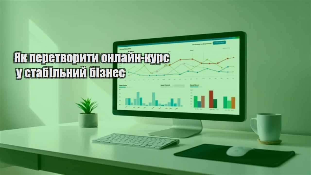 Ви зараз переглядаєте Як перетворити онлайн-курс у стабільний бізнес