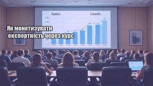 Детальніше про статтю Як монетизувати експертність через курс