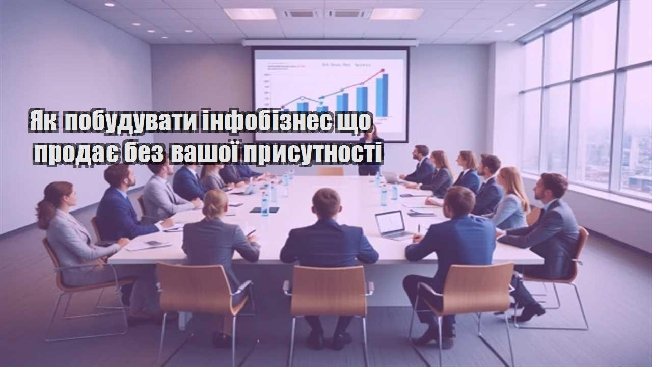 Детальніше про статтю Як побудувати інфобізнес що продає без вашої присутності