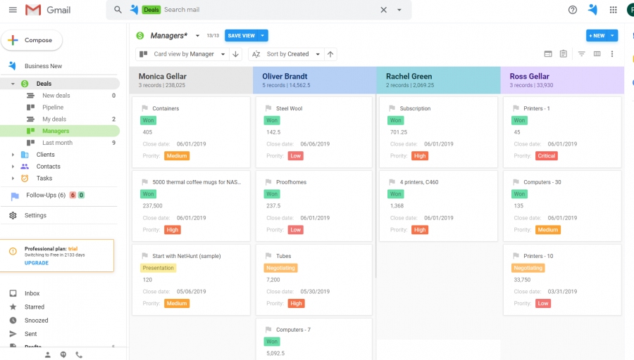 nethunt crm qtwds