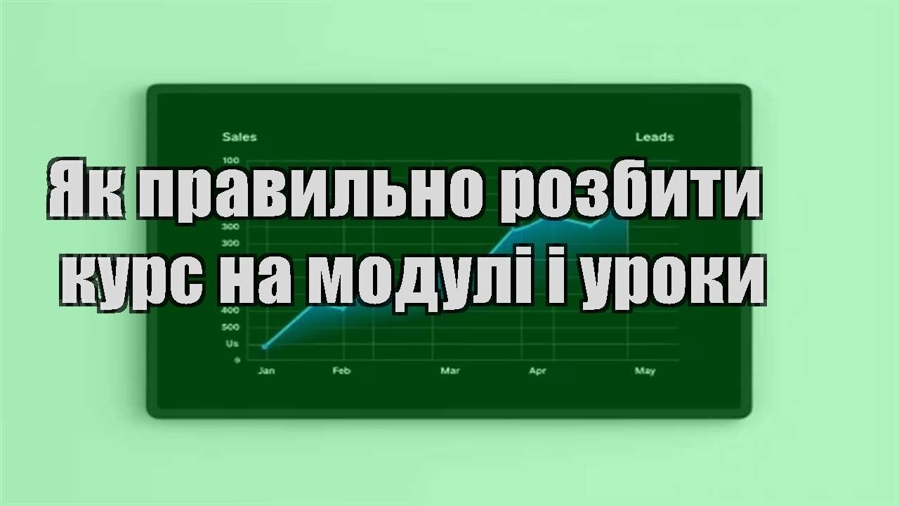 Детальніше про статтю Як правильно розбити курс на модулі і уроки
