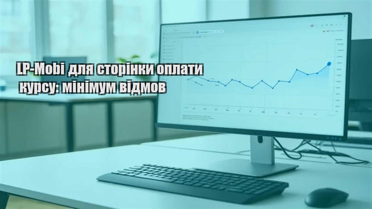 Детальніше про статтю LP-Mobi для сторінки оплати курсу: мінімум відмов