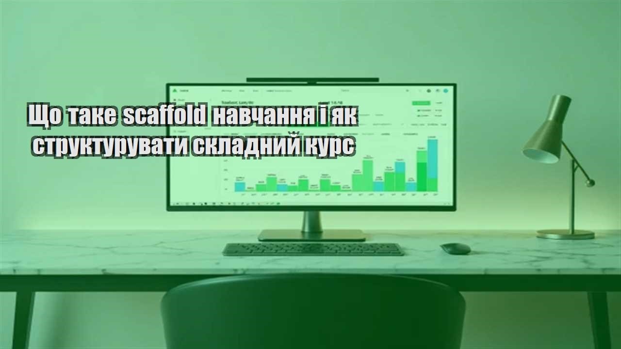 Детальніше про статтю Що таке scaffold навчання і як структурувати складний курс