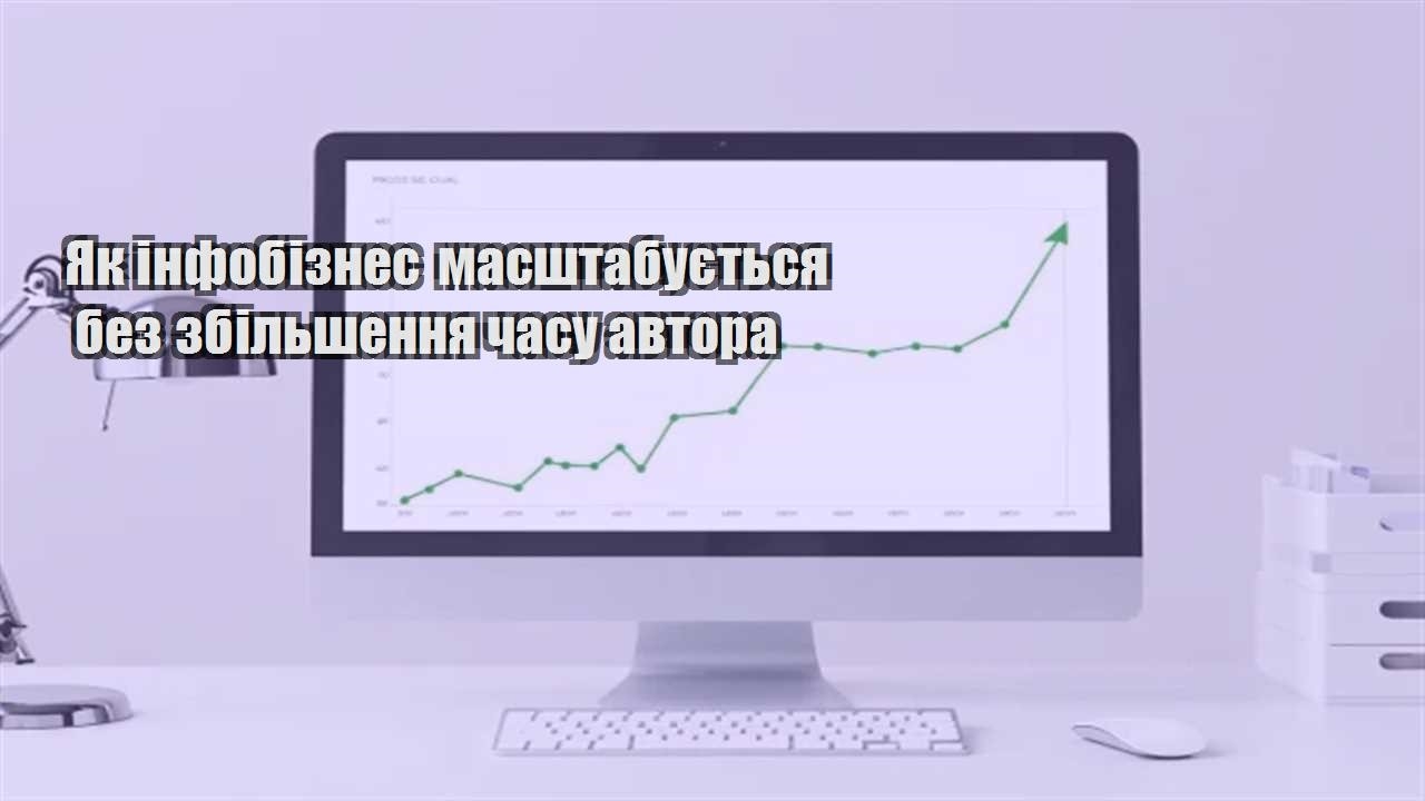 Детальніше про статтю Як інфобізнес масштабується без збільшення часу автора